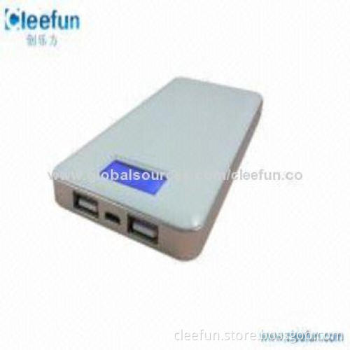 Portable 12,000mAh Power Bank for Various Smartphones, Also for Tablets